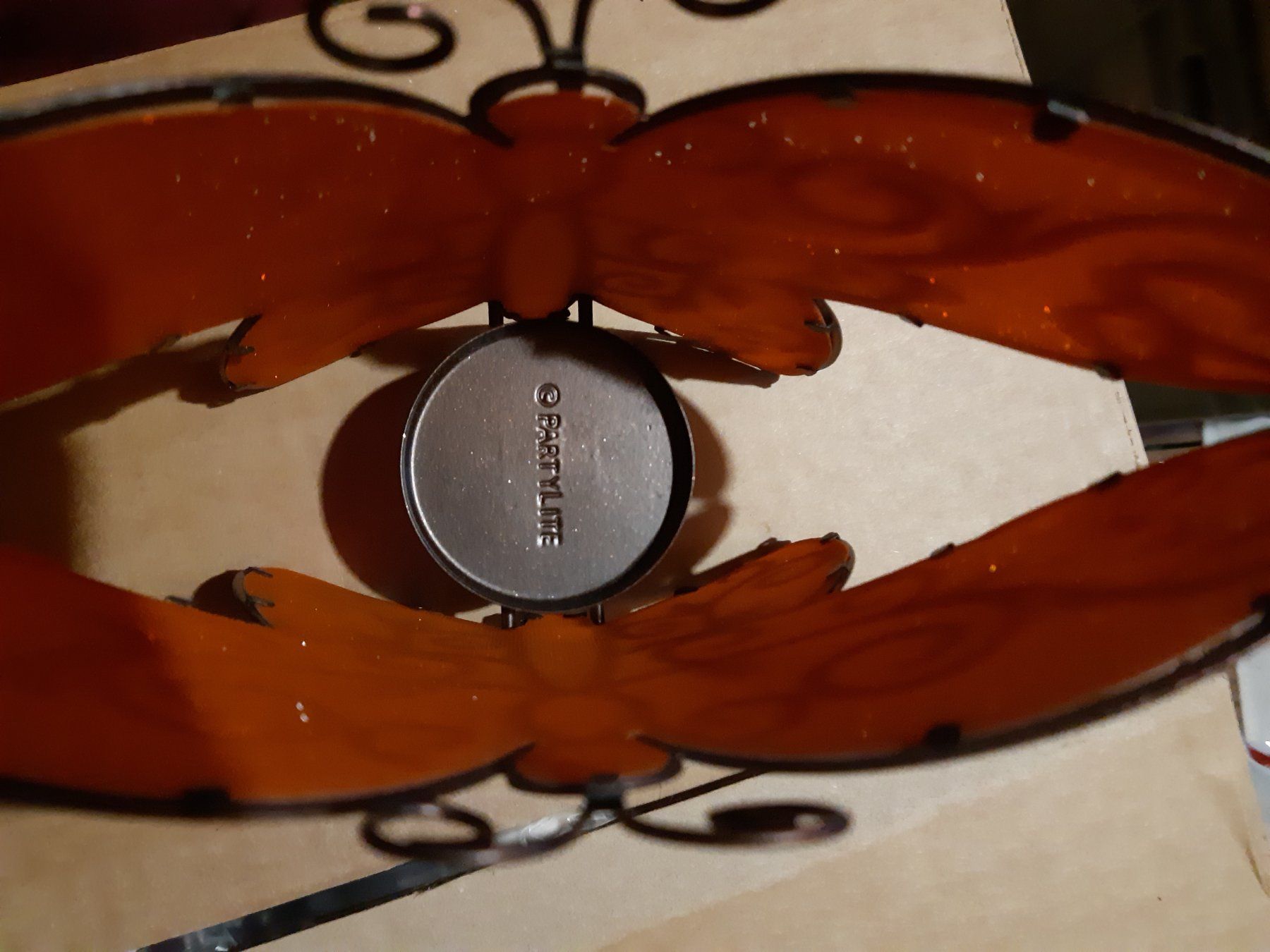 Partylite Portacandele: Party Lite Schmetterling – Usato da Studen SZ venduto da Kbybrig 2