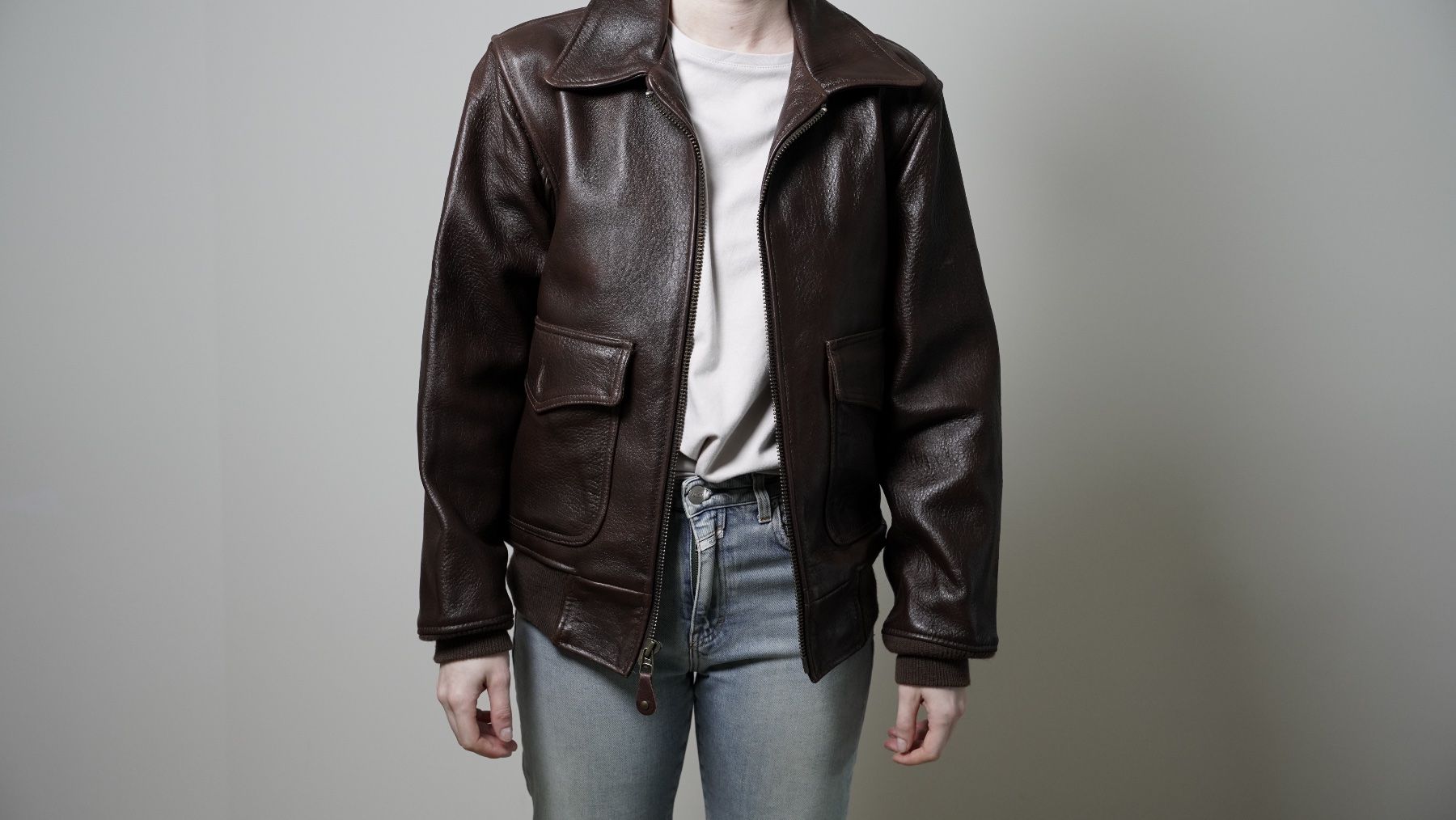 Giacche: US Wings Lederjacke Bomberjacke Fliegerjacke – Nuovo (secondo la descrizione) da Zürich venduto da julia_vina 3