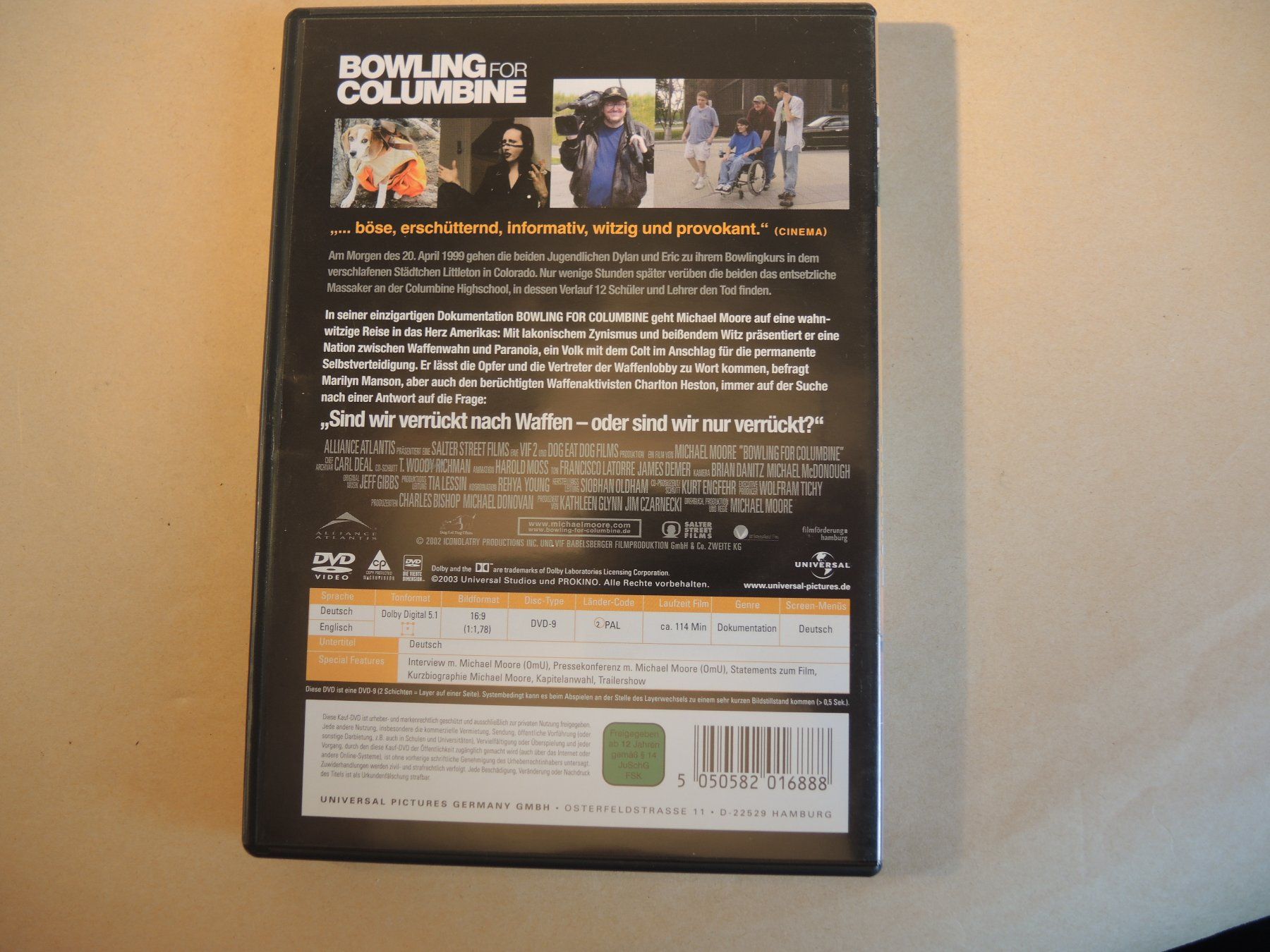 Tutti i DVDs: Bowling for Columbine - DVD Michael Moore – Usato da Rorschach venduto da maeck8 2