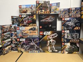 Lego Star Wars Konvolut aus 22 Sets