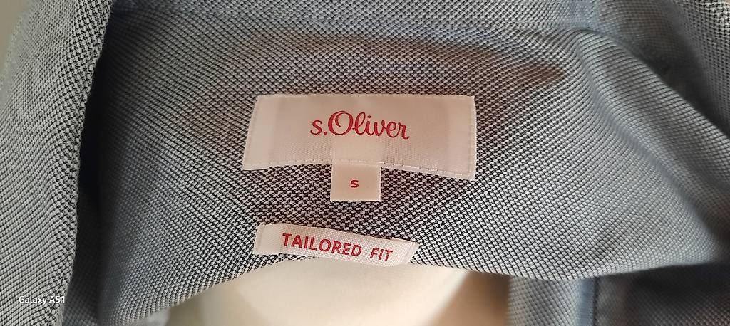 Camicie: ***S. OLIVER*** Hemd Gr S grau – Usato da Wädenswil venduto da H2H_Secondhandshop 1