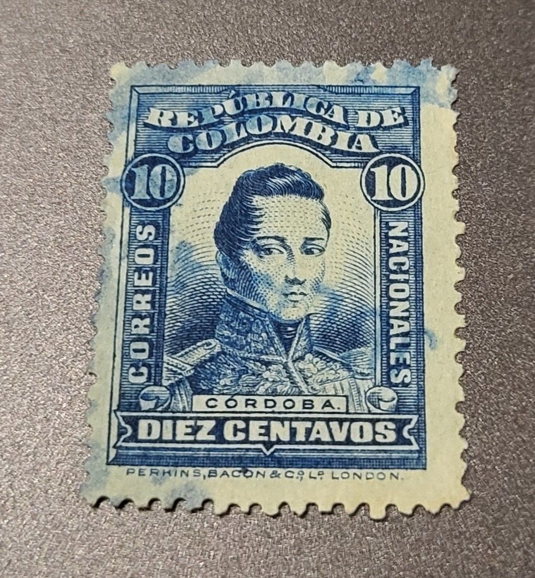 Tous les timbres: Kolumbien 1923 alte briefmarke – D'occasion à St Gallen par Stampsalshobby