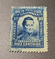 Kolumbien 1923 alte briefmarke