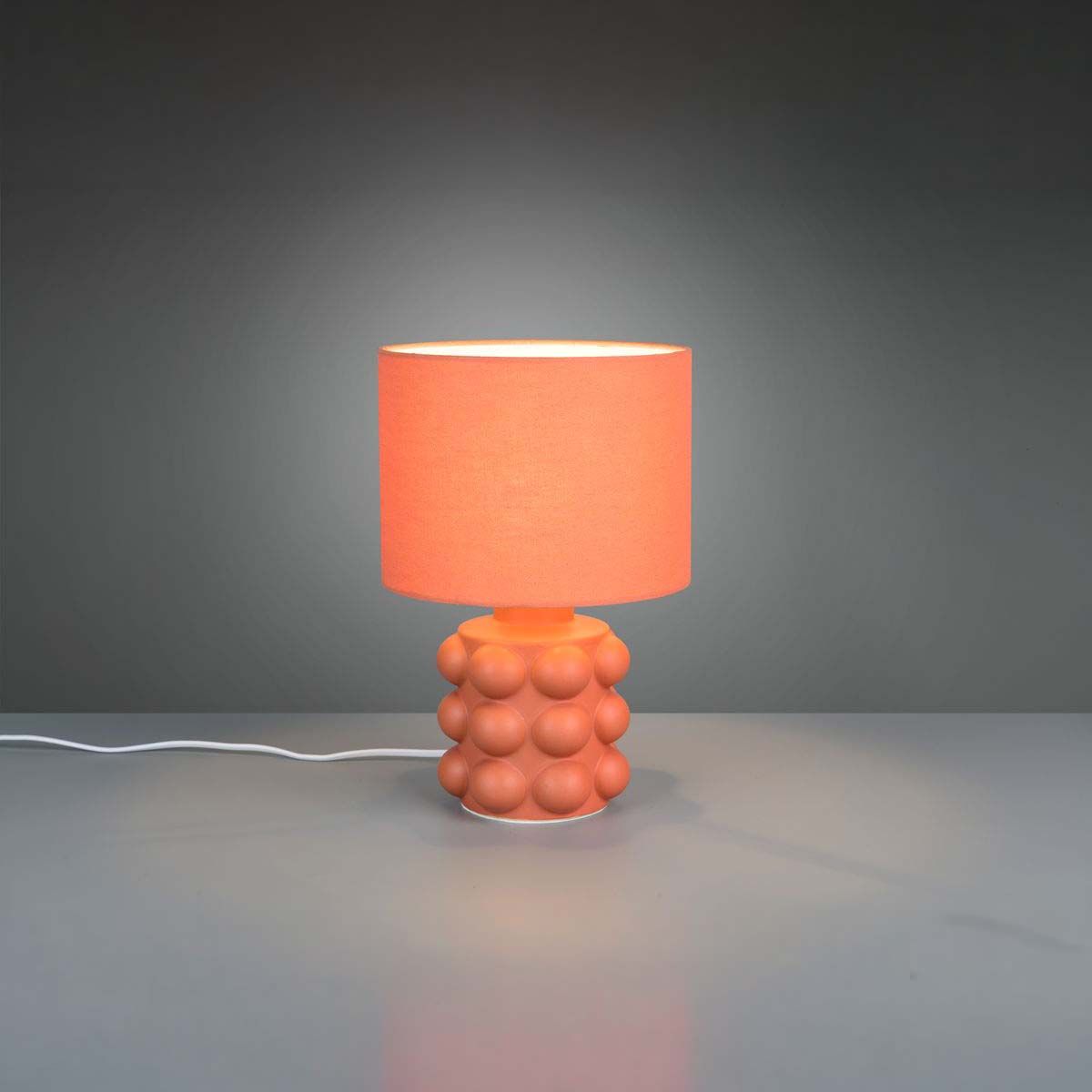 Lampen: Tischleuchte, Apricot, 30 cm Höhe – Neu (gemäss Beschreibung) aus Kreuzlingen von Smart-Light