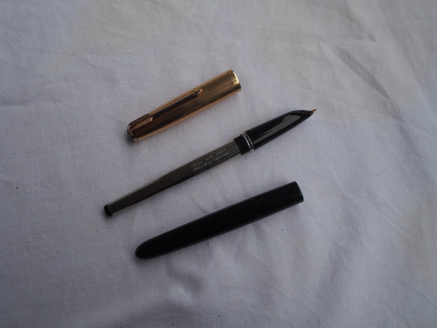 Parker Penna & Evidenziatori: PARKER 51, stylo plume, couleur gris – Usato da Meyrin venduto da SRemka 4