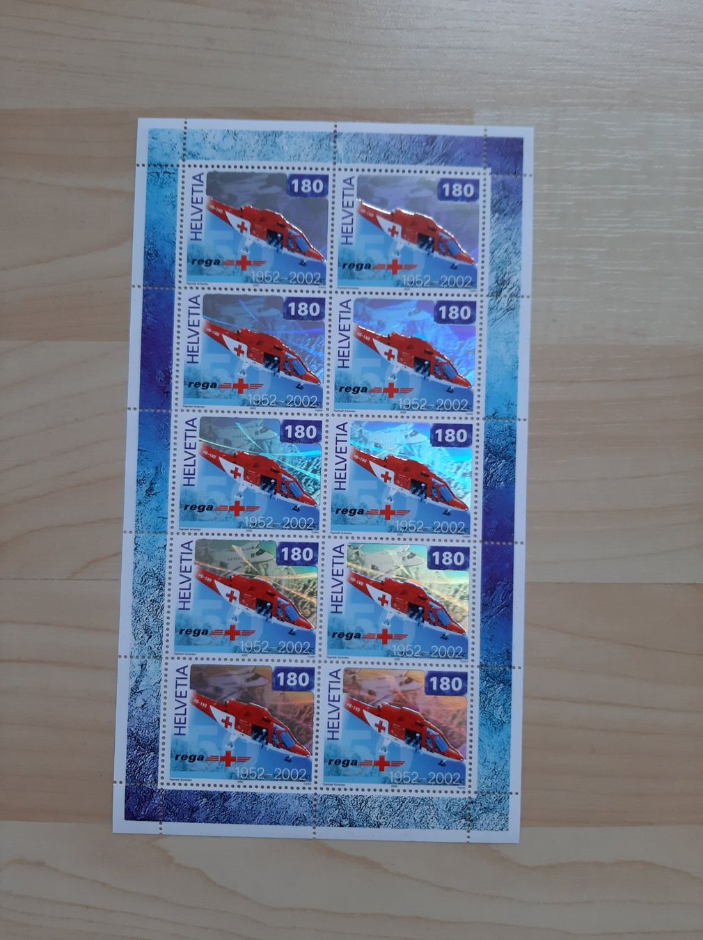 Tutti i francobolli: Briefmarkenbogen Rega 1952-2002 – Nuovo (secondo la descrizione) da Wildhaus venduto da Bpurple