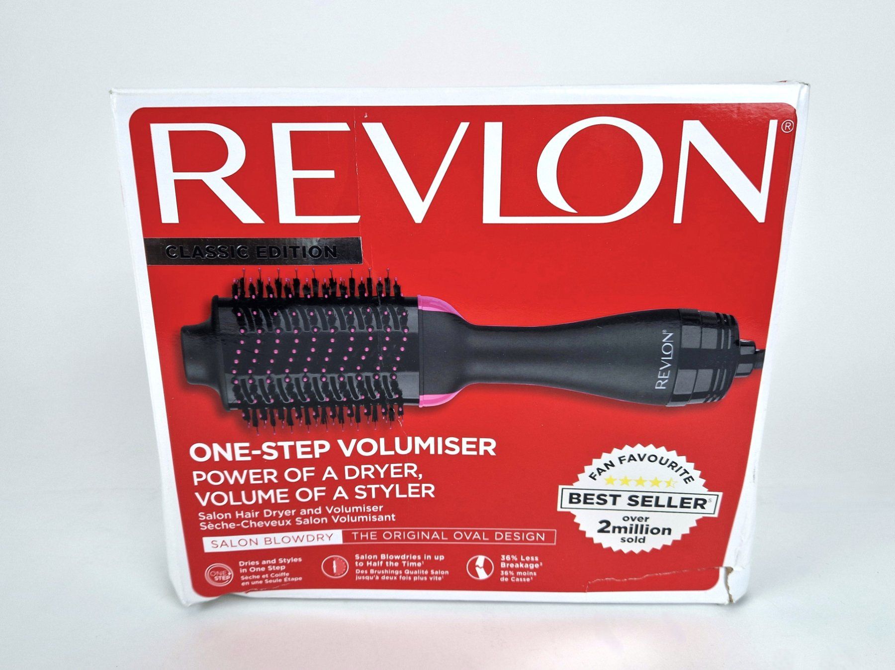 Revlon Asciugacapelli: Revlon Salon One-Step Volumiser, Warmluftbürste – Nuovo (secondo la descrizione) da Basel venduto da Restwert_Basel 7