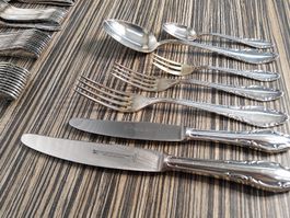 Silber Besteck J.A.Henckels Solingen Zwillingswerk 12 P.