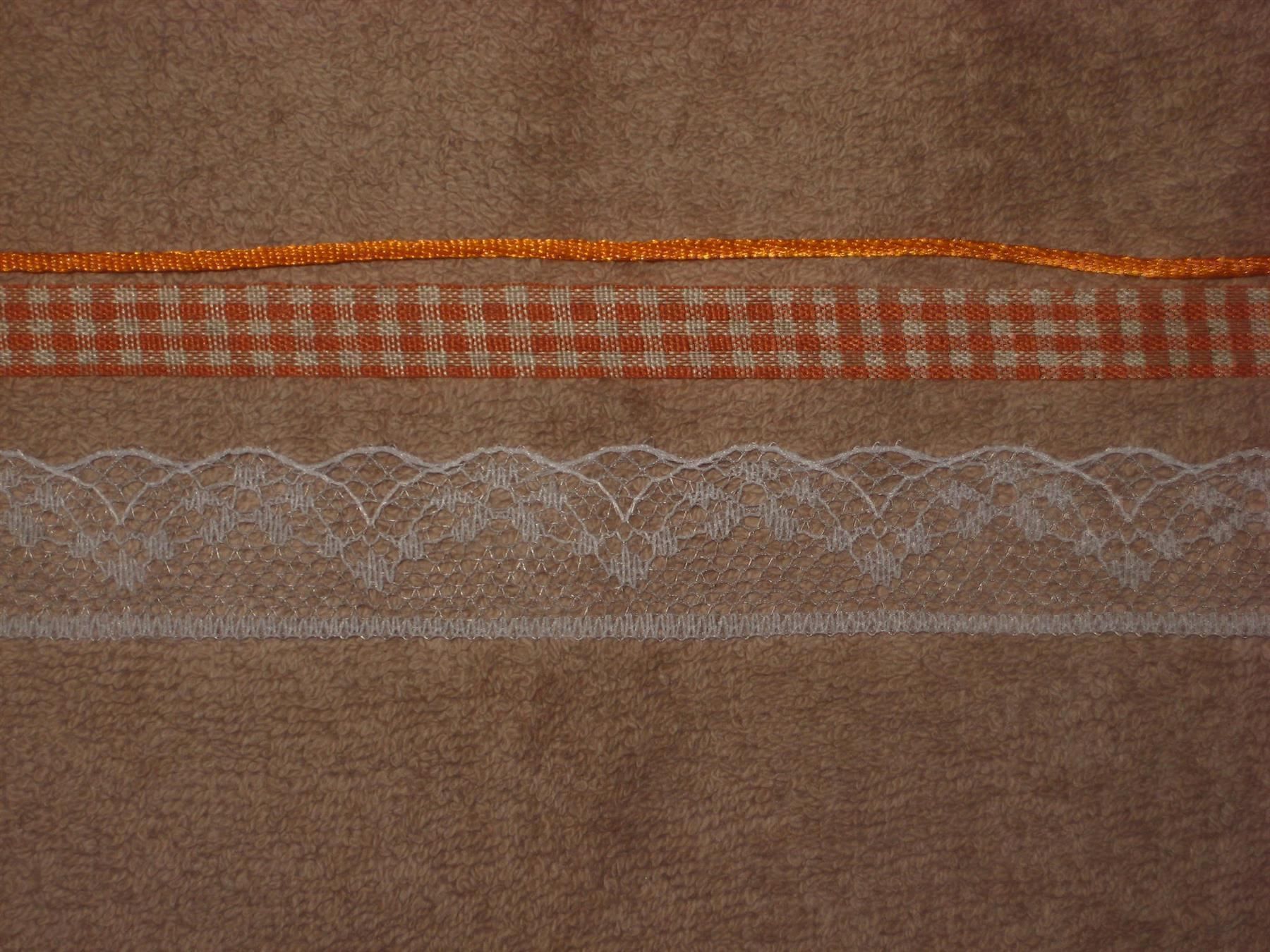 Nastri decorativi: Bändeli - Set 6 Bänder orange/weiss – Nuovo e nell'imballaggio originale da Füllinsdorf venduto da Schlupp 2