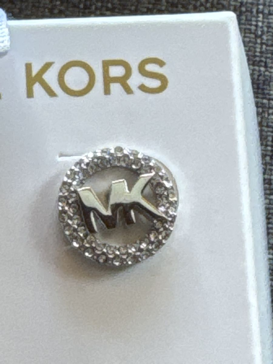 Michael Kors Ohrringe & -stecker: Michael Kors Ohrstecker, MK, Zirkonia, Silber – Neu und originalverpackt aus Vezia von sidu03 4