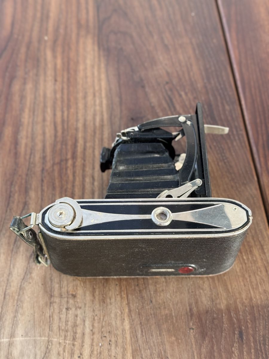 Agfa Fotocamera: Vintage Agfa Billy Folding Camera - Art Deco Design - Untest – Usato da Commugny venduto da semamonfrinoli 3