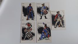 5Stück Alte Postkarten/ Militär/ Schweizerische Rote Kreuz