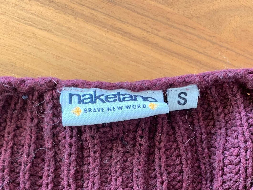 Naketano Maglioni & Felpe: NAKETANO lässiger langer Strickpullover Grösse S – Usato da Meiringen venduto da littlered-ridinghood 2