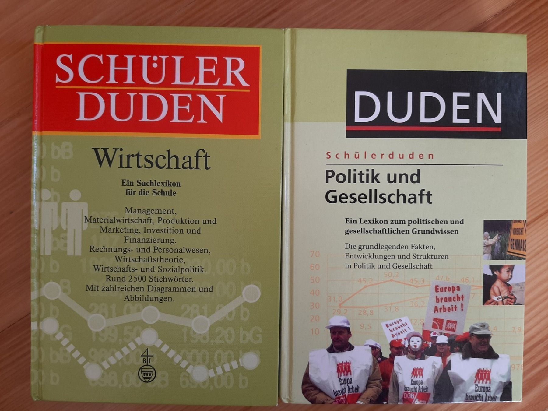 Libri: Duden Schule Studium Wirtschaft Politik – Usato da Dorf venduto da Exena