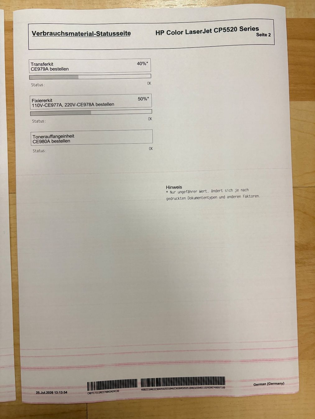 Hewlett Packard Stampanti: HP Color LaserJet CP5525 Drucker gebraucht – Usato da Brunnen venduto da Piacello 4