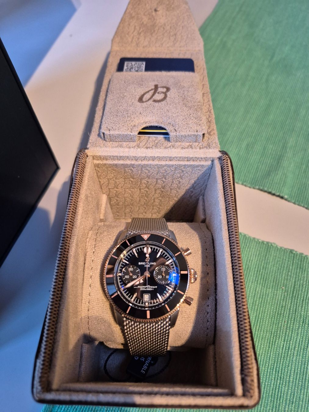 Breitling Orologi: Breitling Superocean heritage B01 Ref. UB0156H11B1A1 – Nuovo e nell'imballaggio originale da Winterthur venduto da ant_dnc8