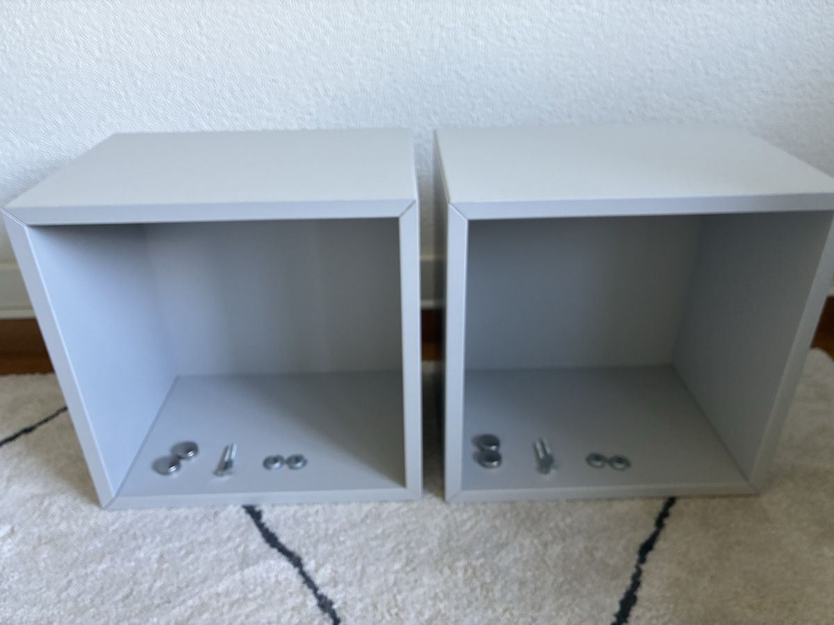 Scaffali: 2 IKEA EKET Module, hellgrau, 35 x 35 x 25 – Usato da Zürich venduto da Sylvie0011