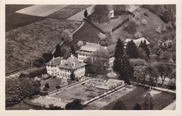 Belp bei Bern, Landschulheim Oberried, Fliegeraufn.1962