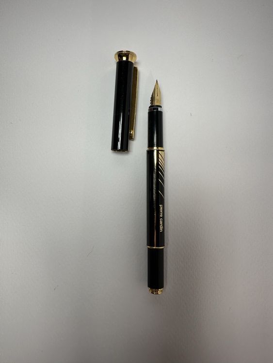 Stylo Plume Pierre Cardin Laqué Noir - Comme Neuf, Jamais Encré