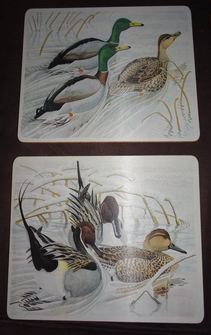 Geschirrsets: Set 6 dessous de plat Wildfowl oiseaux – Neu und originalverpackt aus Châtelaine von fil_7lqg 2