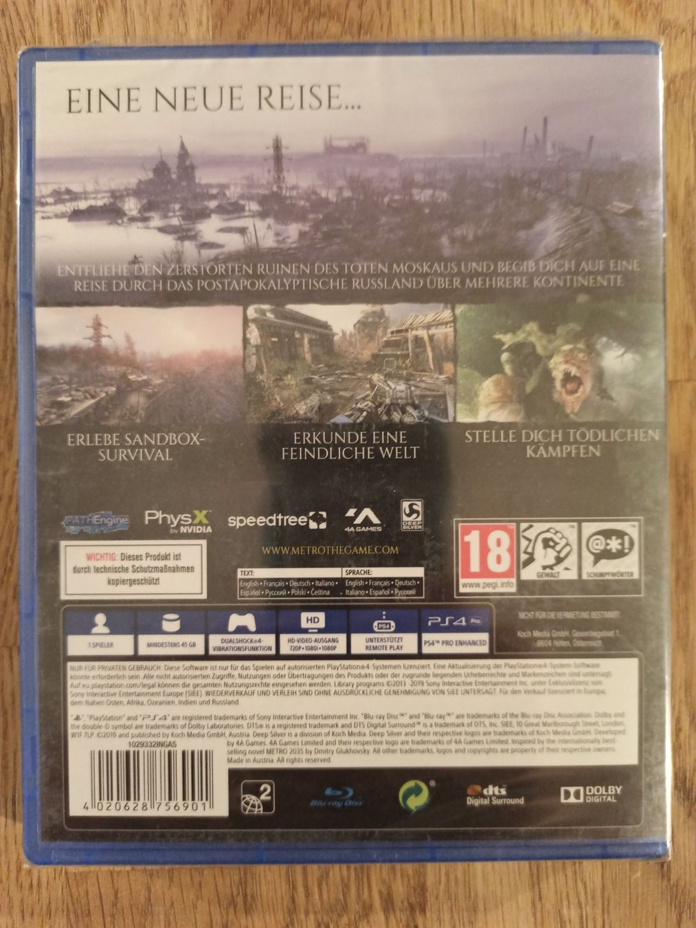 Giochi: Metro Exodus PS4 / PS5  Neu & Sealed – Nuovo (secondo la descrizione) da Oberweningen venduto da mar_87mx 1