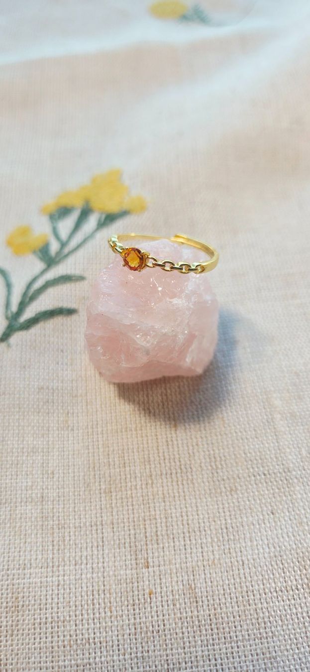 Anelli: NEW - S925 Citrine Ring (Adjustable) – Nuovo (secondo la descrizione) da Zürich venduto da cin_wcf6 3