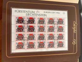 CEPT Europa 1982 Bogen Serie Liechtenstein gest.  (3493)