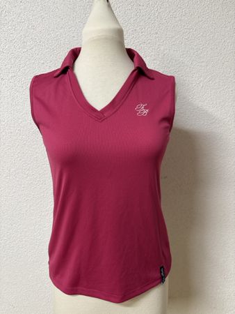 Felix Bühler Poloshirt ärmellos pink Grösse M