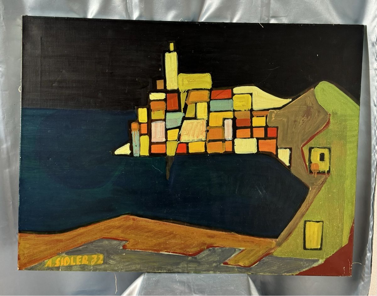 Gemälde: Original Gemälde von Alfred Sidler 80x60cm – Gebraucht aus Grenchen von swiss.antiques 5