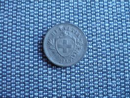 1 Rappen 1943 Zn