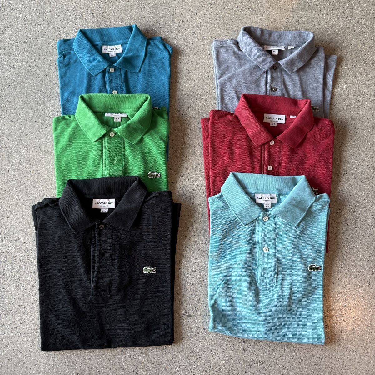 Lacoste Magliette Polo: 6x Lacoste Size M Poloshirt L.12.12 – Usato da Dübendorf venduto da snk777