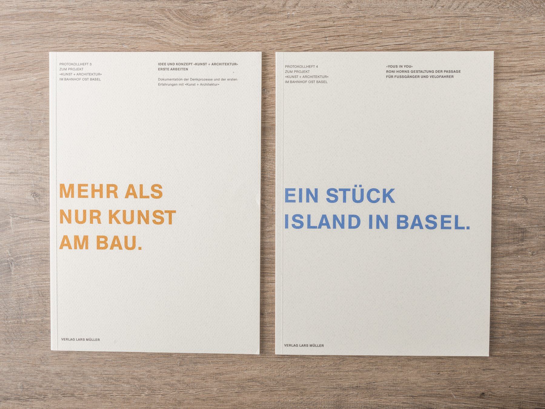 Libri: 6 Protokollhefte Kunst + Architektur im Bahnhof Ost Basel – Usato da Ziefen venduto da sin_2chk 3