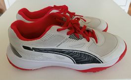 Puma Schuhe Gr 35 Weiß und Rot