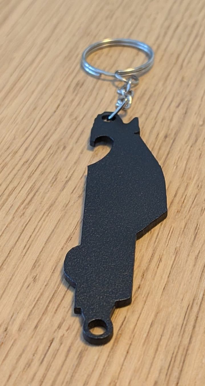 Schlüsselanhänger & - bänder: Schlüsselanhänger Porsche Silhouette – Neu und originalverpackt aus Arnegg von thunderbuddy 1
