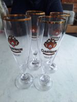 4 STK CLAUSTHALER KRISTALLBIERGLÄSER