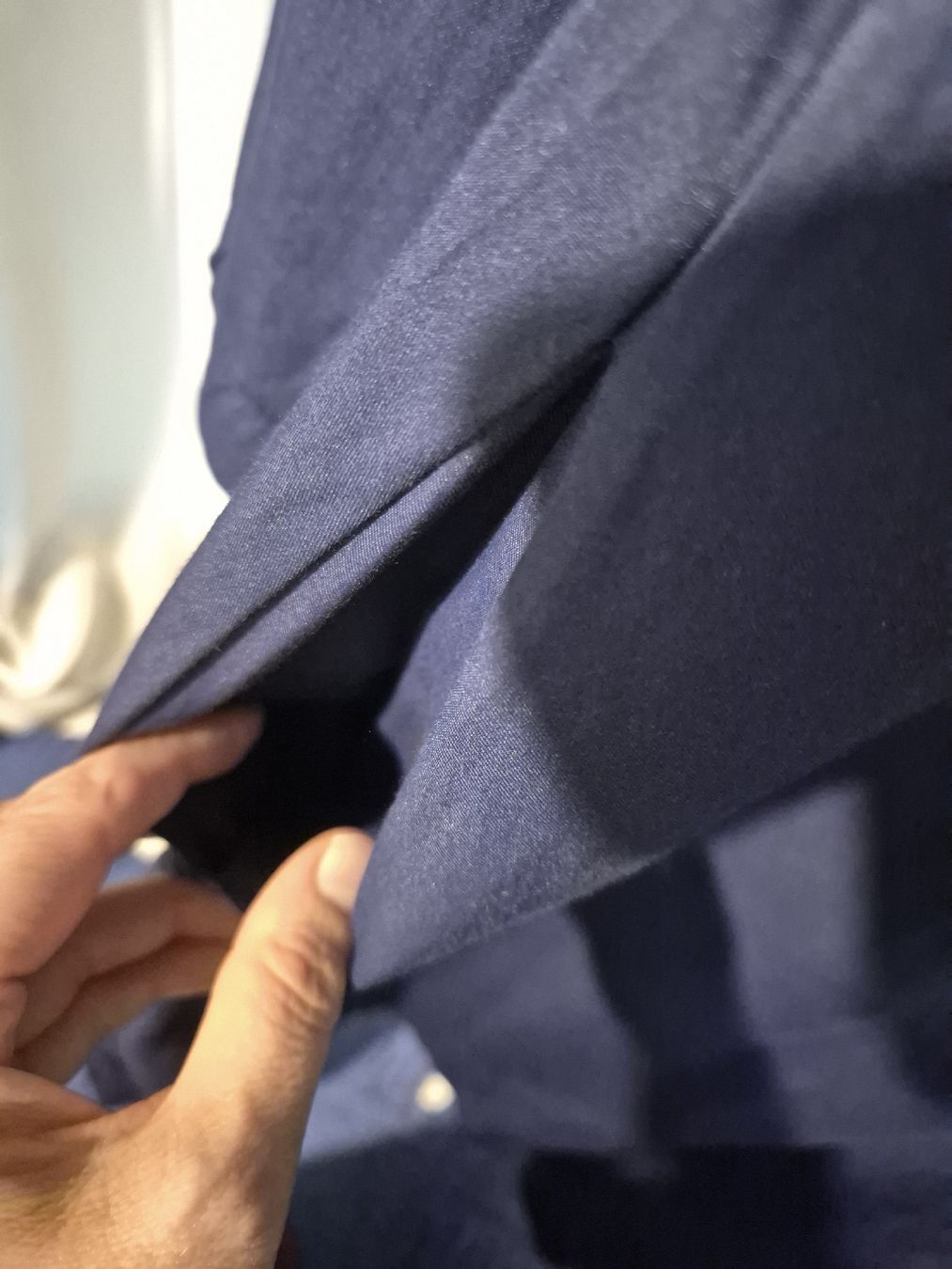 Vestiti: Kleid Refka Basic blau Baumwollmix Grösse 46 neuwertig – Usato da Zürich venduto da Drago670 1