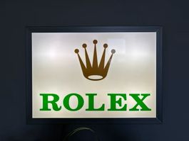 Rolex Werbeschild