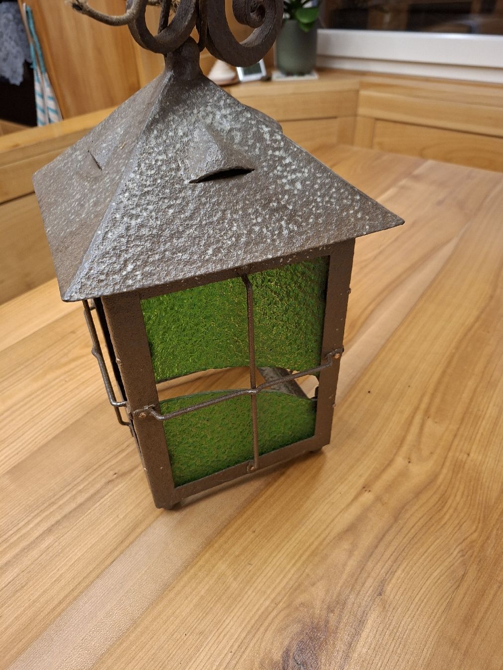 Lampen: Antike Schmiedeiserne Hauseingangs Lampe/Deckenlampe – Gebraucht aus Ganterschwil von HeidiuPeter 2