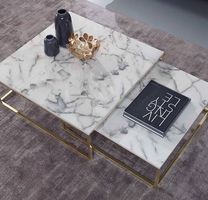 Neues Couchtisch Set in Marmoroptik