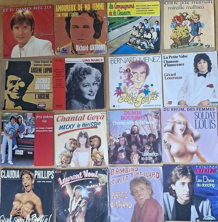 Dischi in vinile: Disques d'époque vinyles 45t + 33t – Usato da Botterens venduto da abi_tz2g 2