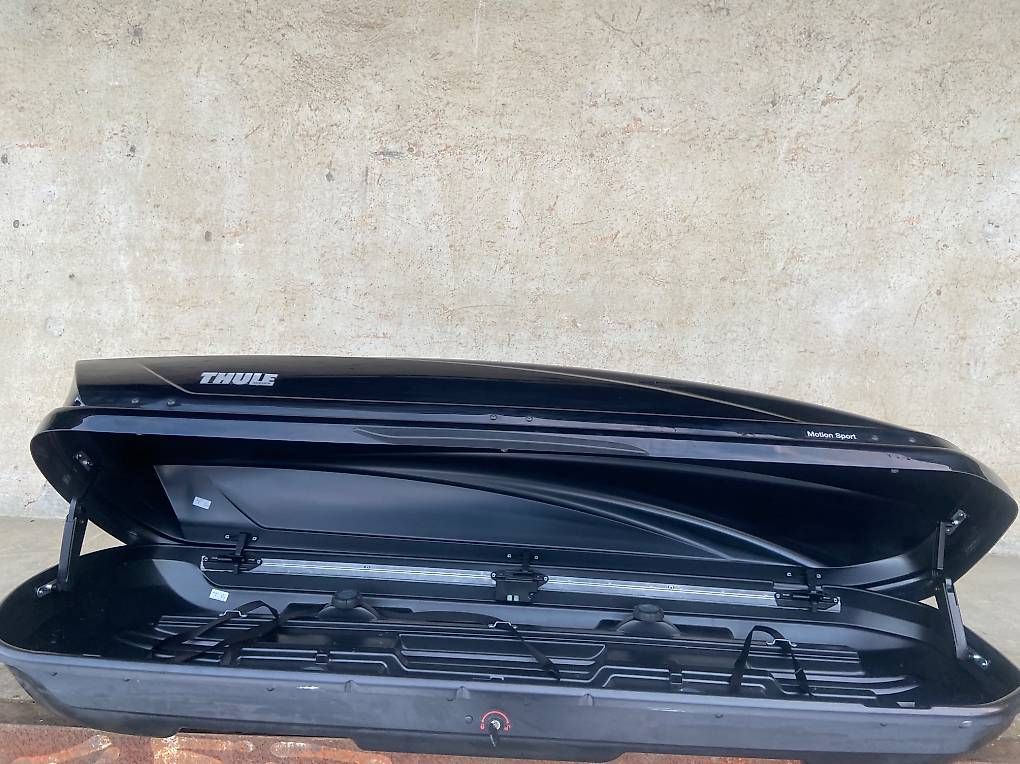 Dachboxen: Dachbox Thule Motion Sport mit oder ohne Träger – Gebraucht aus Leuzigen von Doppelrad 3