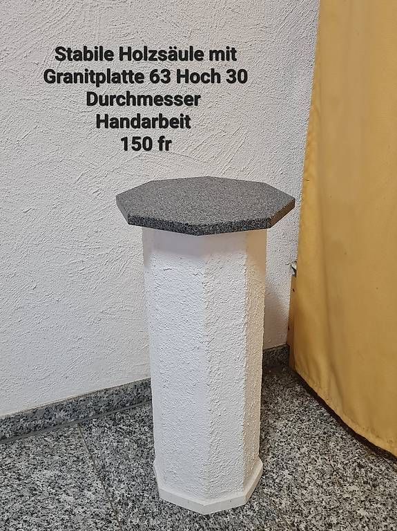 Piatti di portata: Säule mit Granitplatte  – Usato da Kriens venduto da LotusOase 3