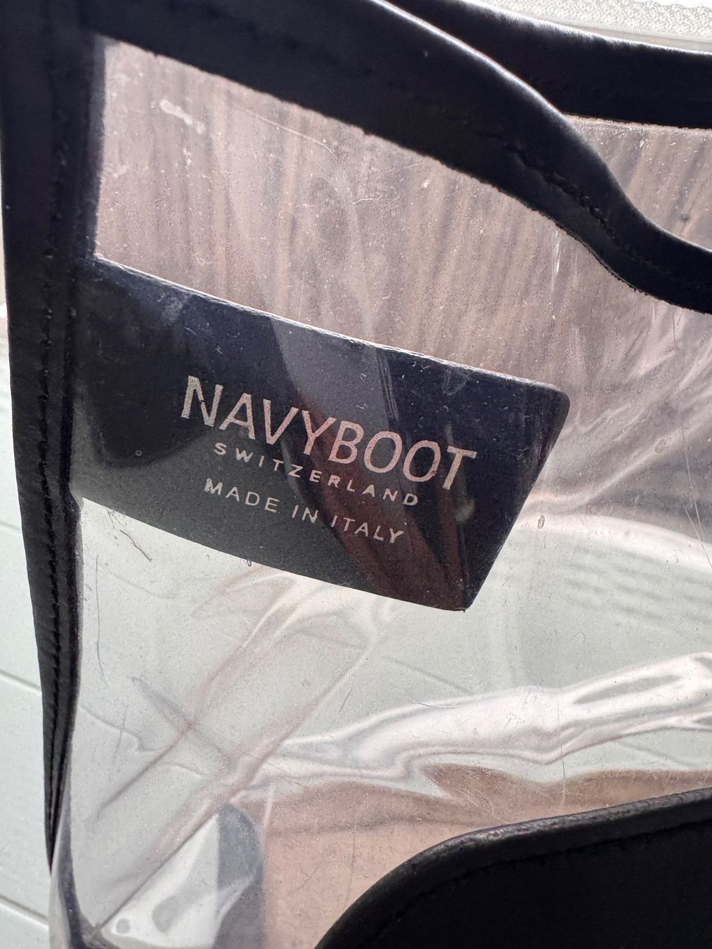 Navyboot Borse: Navyboot Transparente Tasche – Usato da Zürich venduto da NNK28 9