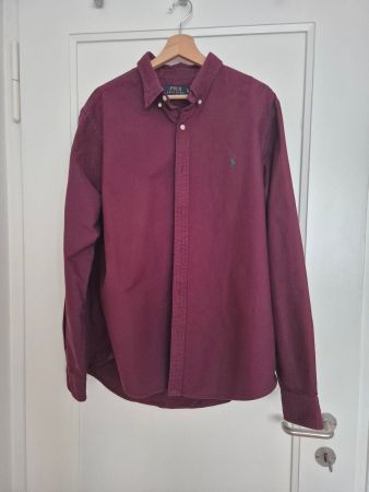 Polo Ralph Lauren Hemd Männer dunkelrot, Grösse XL