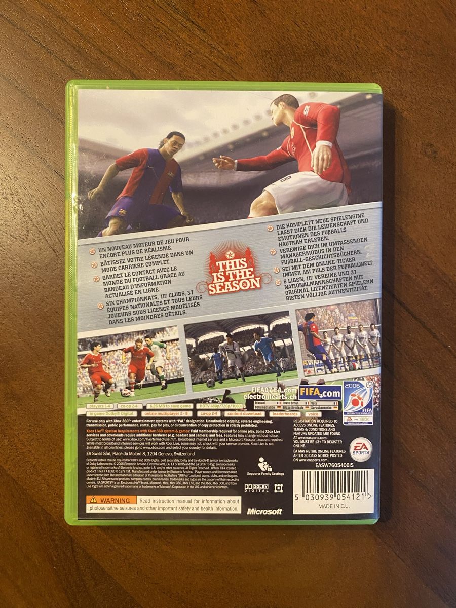 Microsoft Giochi: FIFA 07 für Xbox 360 – Usato da Thunstetten venduto da Virus_33 2