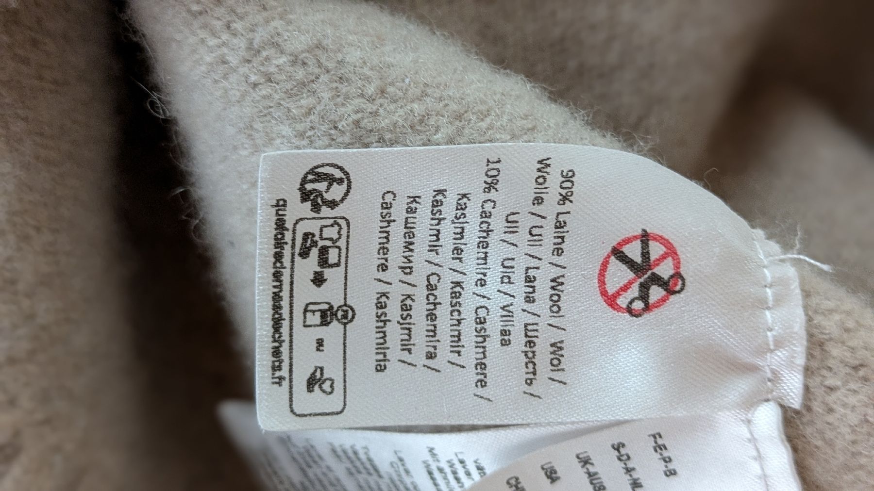 La Redoute Pulls & Sweat-shirts: Kaschmir Wolle Mischung - Pullover Taupe – D'occasion à Trüllikon par NAURELIJ 4
