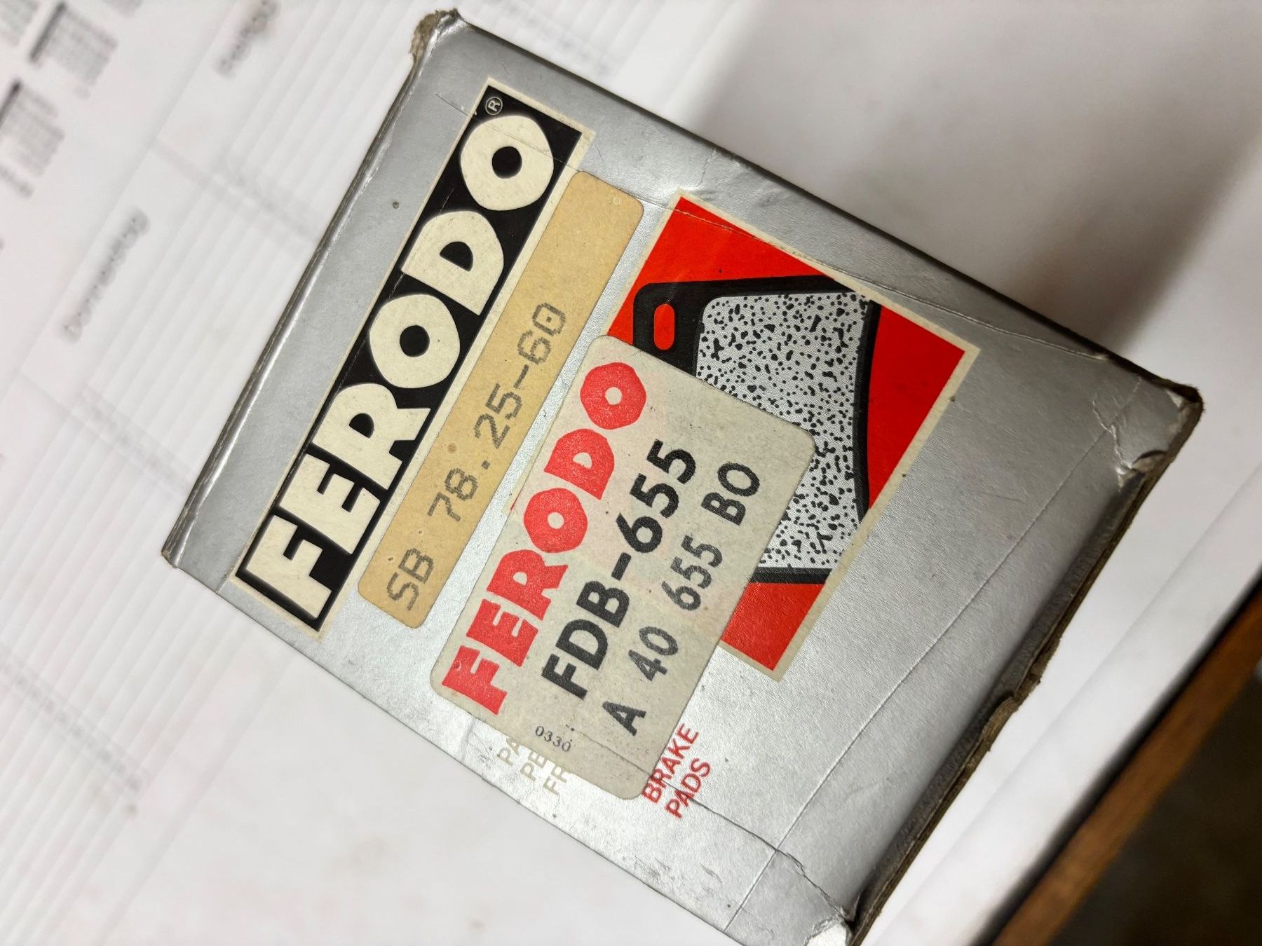 Toutes les pièces auto: Ferodo Formula 400 Bremsbeläge NOS – Neuf avec emballage d'origine à St. Gallen par always-a-good-buy