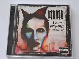 CD Marilyn Manson – Lest We Forget - The Best Of