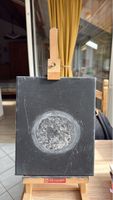 Peinture abstraite moderne - Inspiration lunaire unique