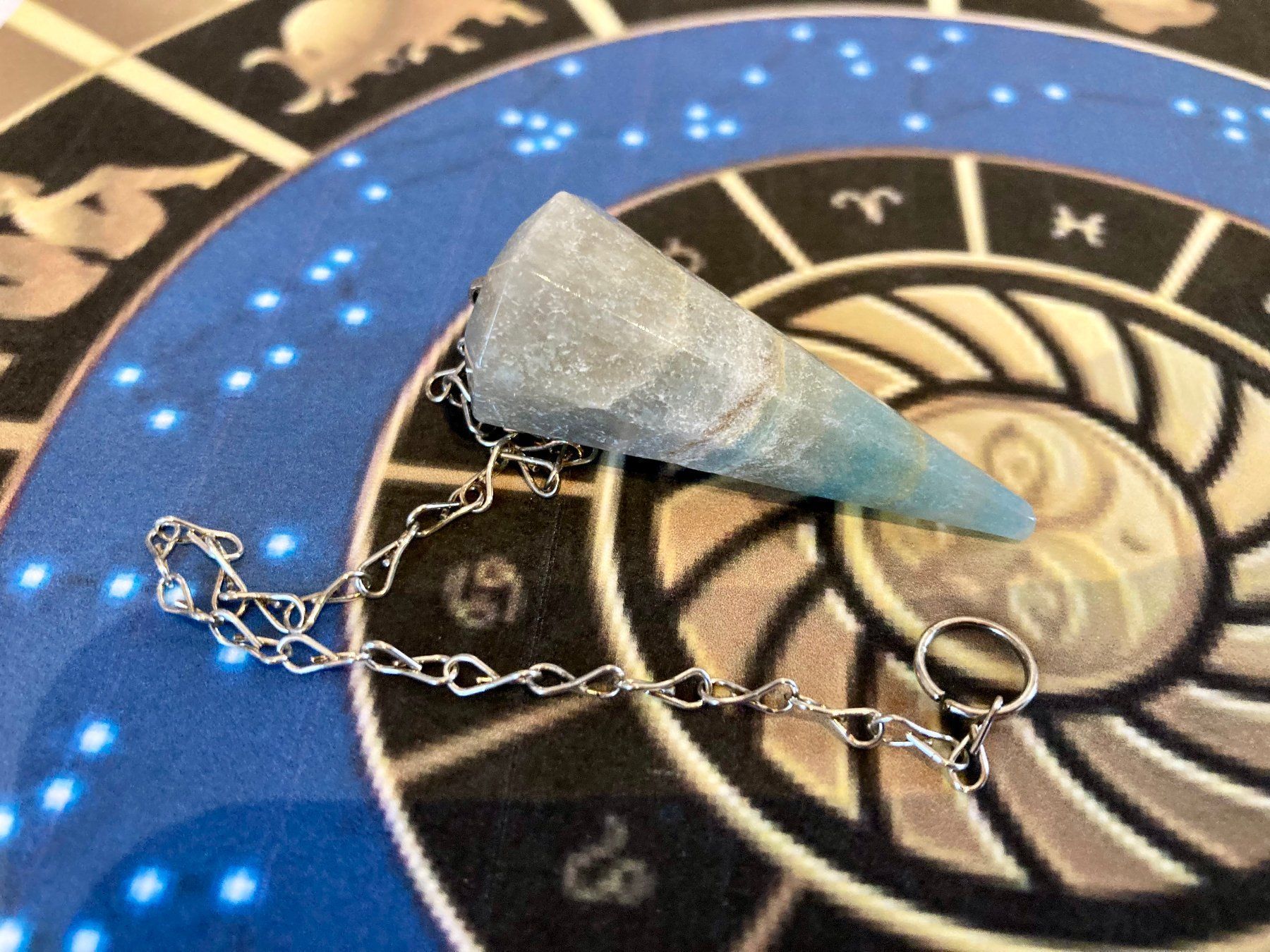 Pietre preziose: Aventurin blau Pendel – Nuovo (secondo la descrizione) da Biberist venduto da tl-schmuck 1